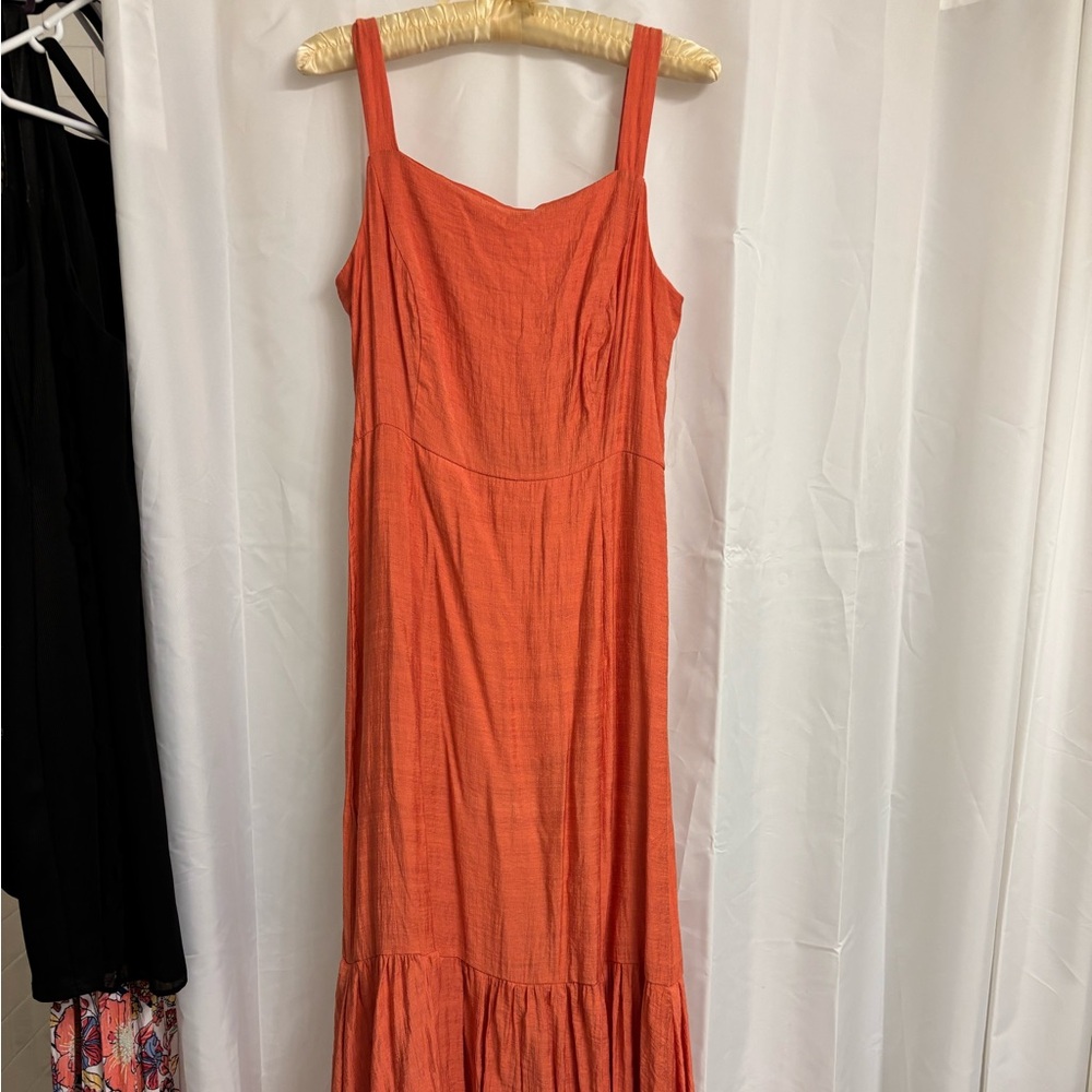 Taylor Sunset Orange Maxi Dress